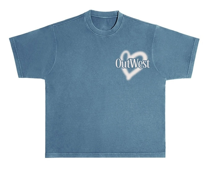 PGL  OutWest Teal tee