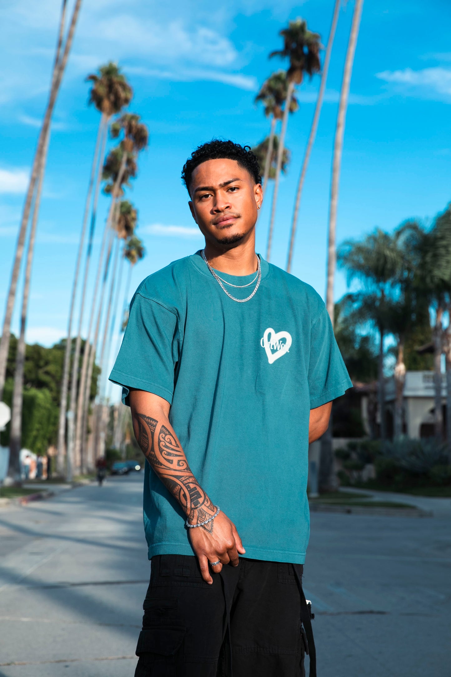 PGL  OutWest Teal tee